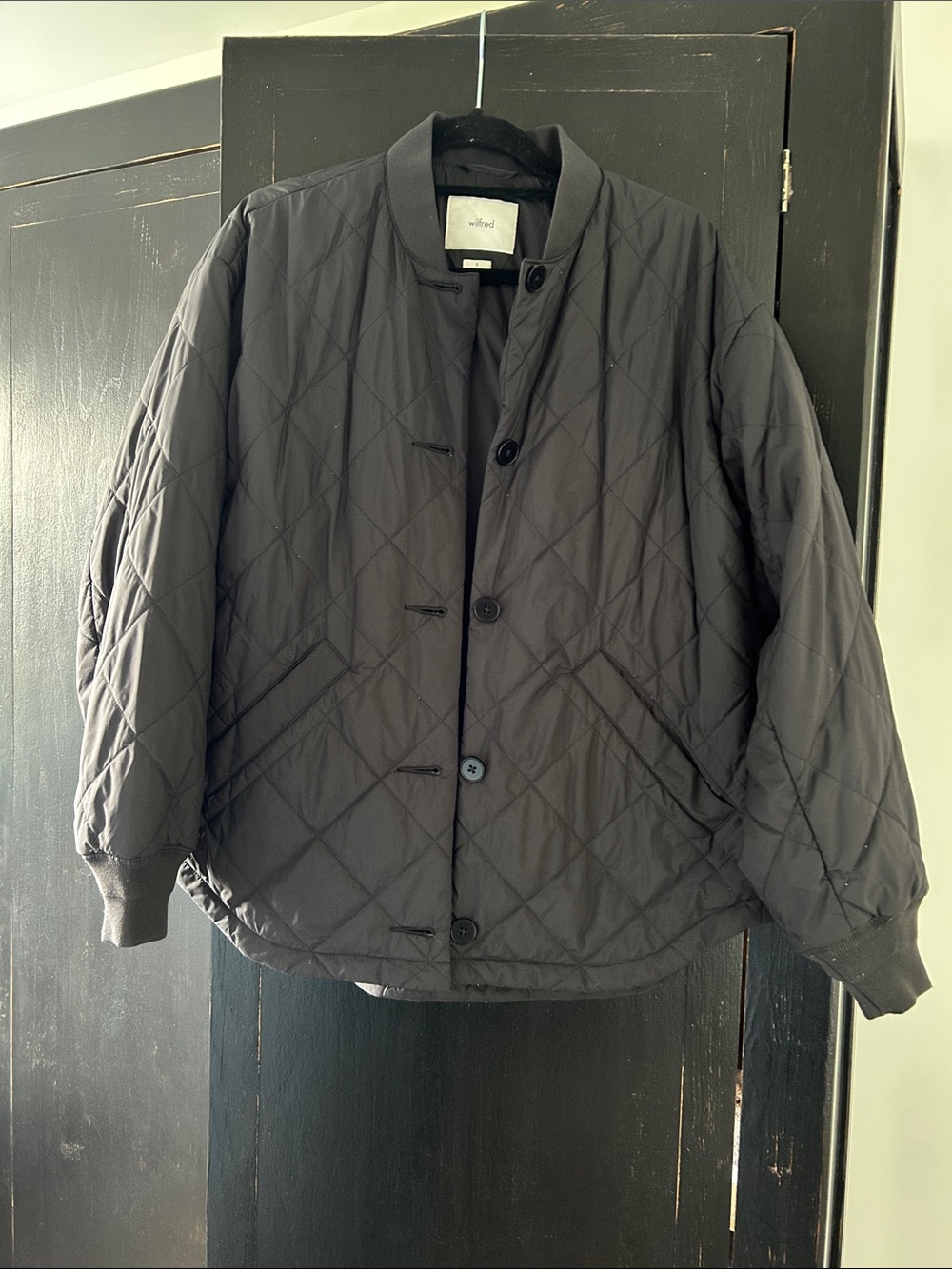 Wilfred Quilted Jacket | Black
